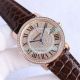 Replica Cartier Ronde Solo Diamonds Watch Rose Gold Brown Leather Strap 42MM (3)_th.jpg